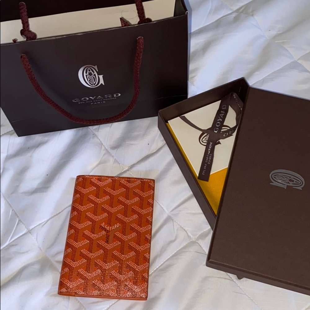 Goyard passport wallet